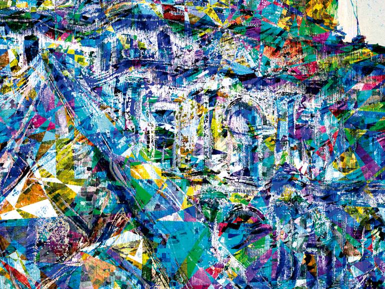 Original Expressionism Cities Digital by Javier Diaz