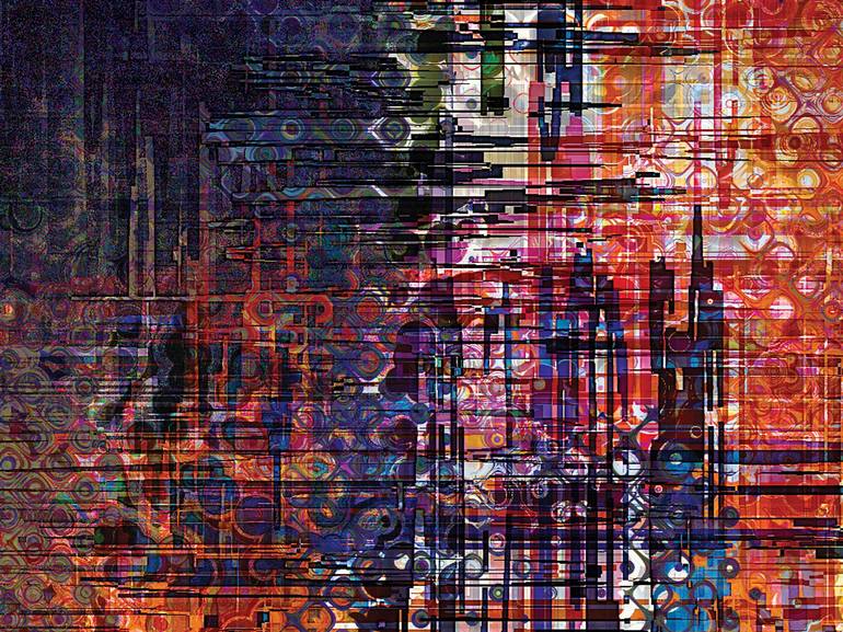 Original Modern Abstract Digital by Javier Diaz