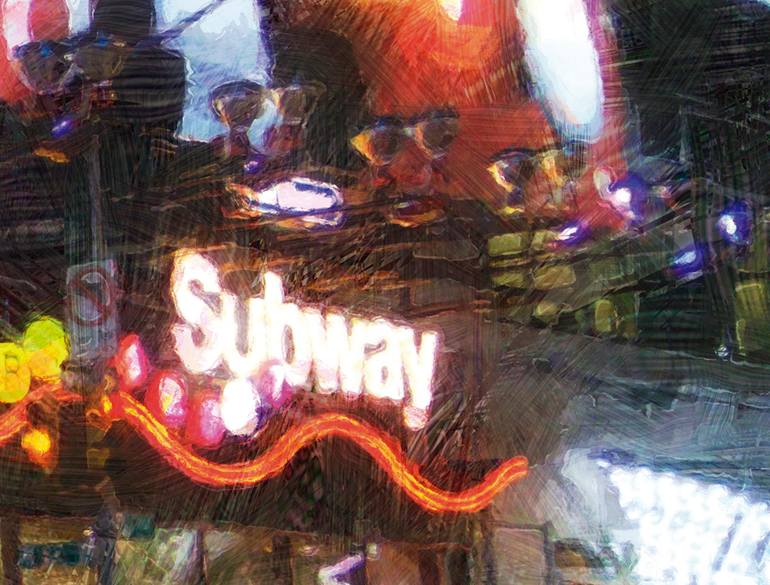 Original Figurative Cities Digital by Javier Diaz