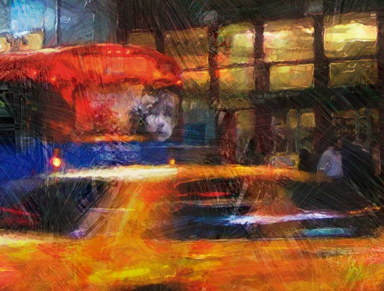 Original Figurative Cities Digital by Javier Diaz