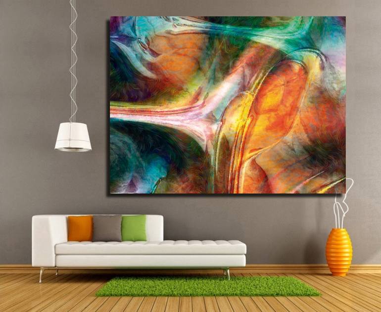 Original Illustration Abstract Digital by Javier Diaz