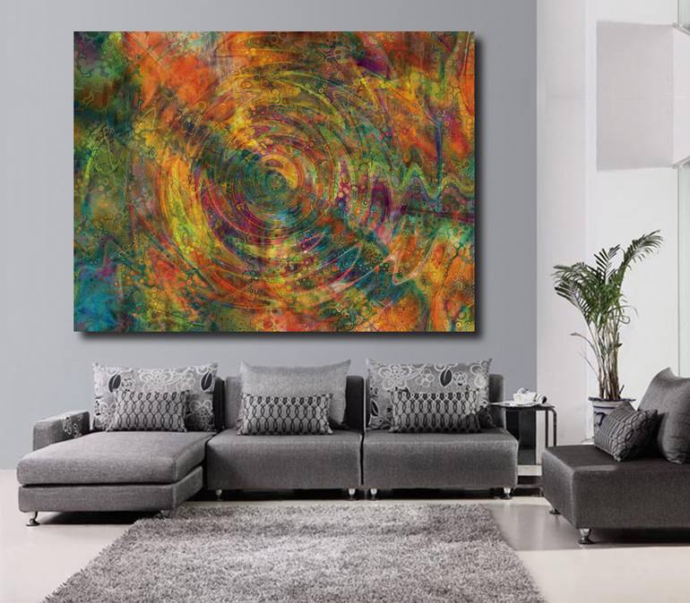 Original Abstract Expressionism Abstract Digital by Javier Diaz