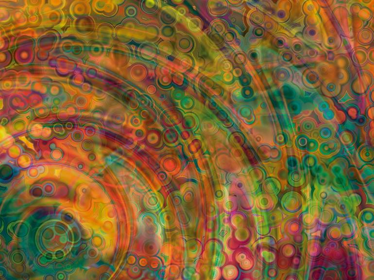 Original Abstract Expressionism Abstract Digital by Javier Diaz