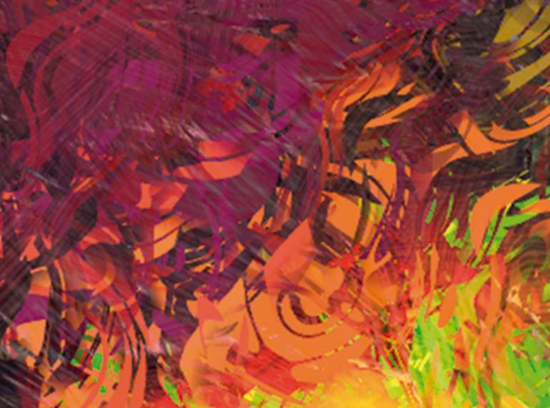 Original Abstract Expressionism Abstract Digital by Javier Diaz