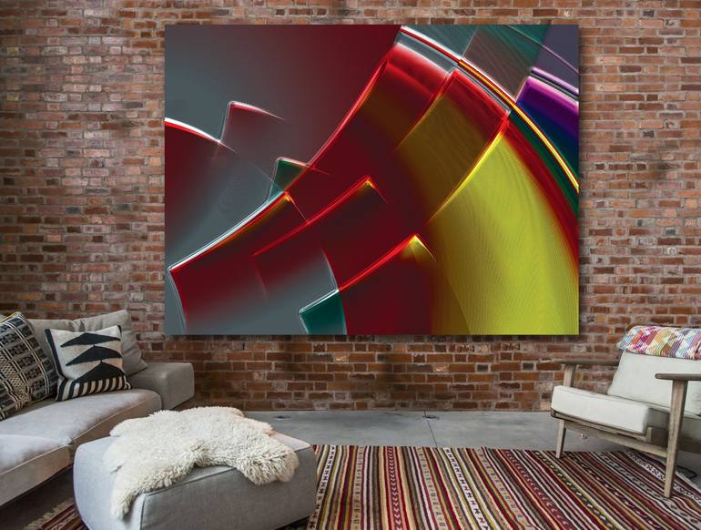 Original Illustration Abstract Digital by Javier Diaz