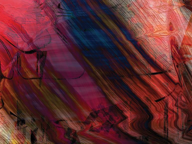 Original Expressionism Abstract Digital by Javier Diaz