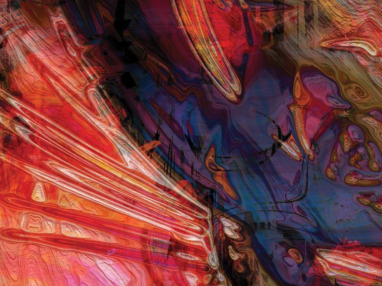 Original Expressionism Abstract Digital by Javier Diaz