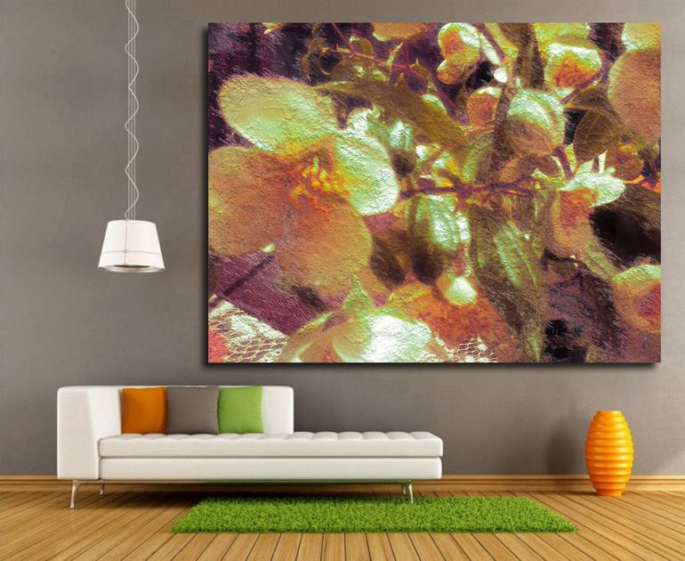 Original Figurative Floral Digital by Javier Diaz