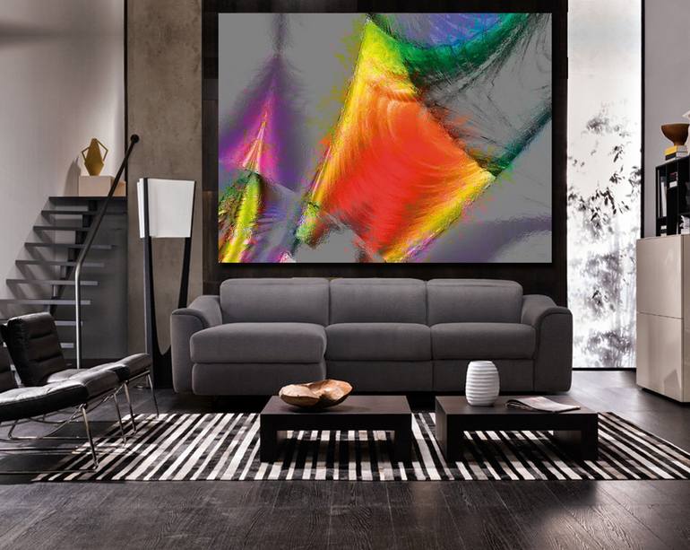 Original Illustration Abstract Digital by Javier Diaz