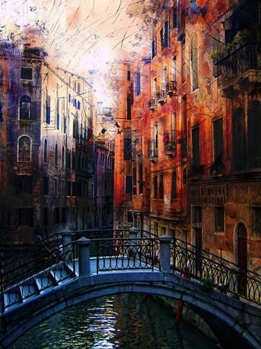 Print of Figurative Cities Digital by Javier Diaz