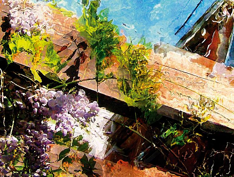 Original Figurative Floral Digital by Javier Diaz