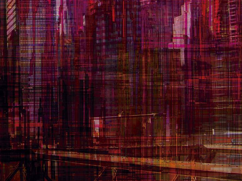 Original Abstract Cities Digital by Javier Diaz