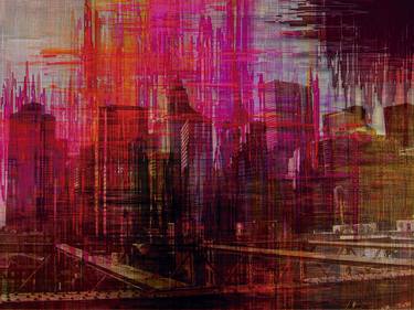 Original Abstract Cities Digital by Javier Diaz