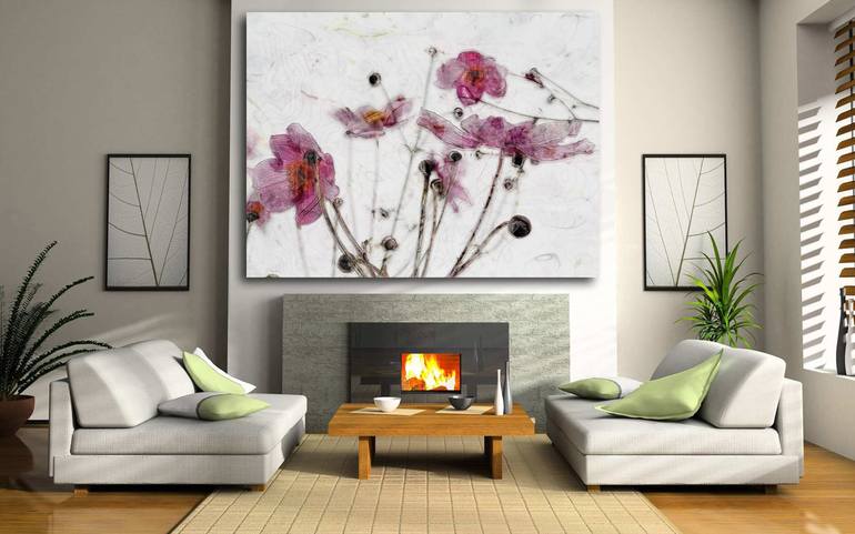 Original Figurative Floral Digital by Javier Diaz