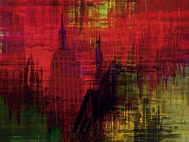 Original Abstract Cities Digital by Javier Diaz