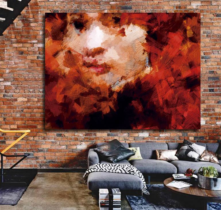 Original Abstract People Digital by Javier Diaz