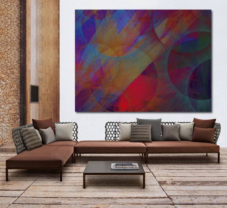 Original Abstract Geometric Digital by Javier Diaz