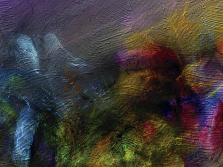 Original Abstract Expressionism Abstract Digital by Javier Diaz