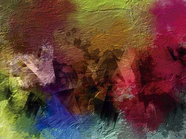 Original Abstract Expressionism Abstract Digital by Javier Diaz