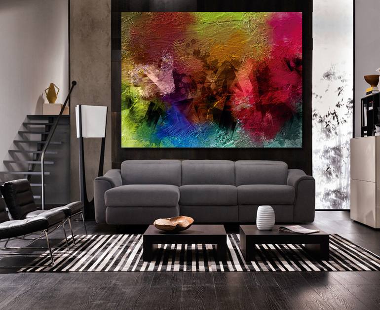 Original Abstract Expressionism Abstract Digital by Javier Diaz