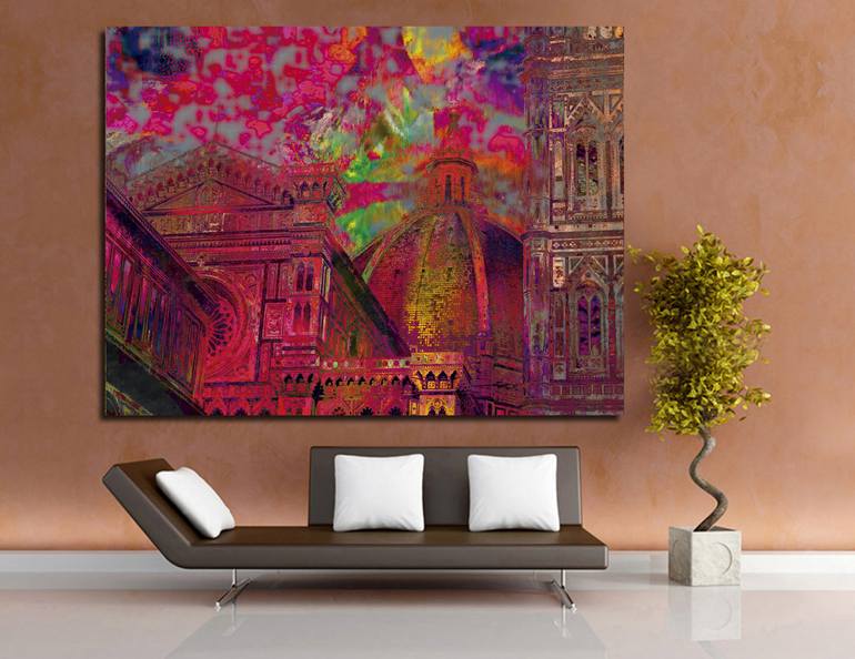 Original Abstract Expressionism Architecture Digital by Javier Diaz