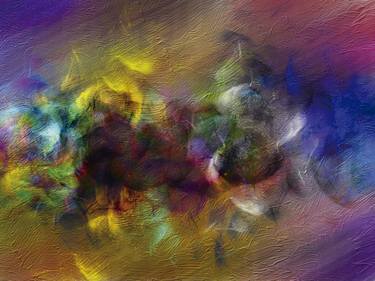 Original Abstract Expressionism Abstract Digital by Javier Diaz