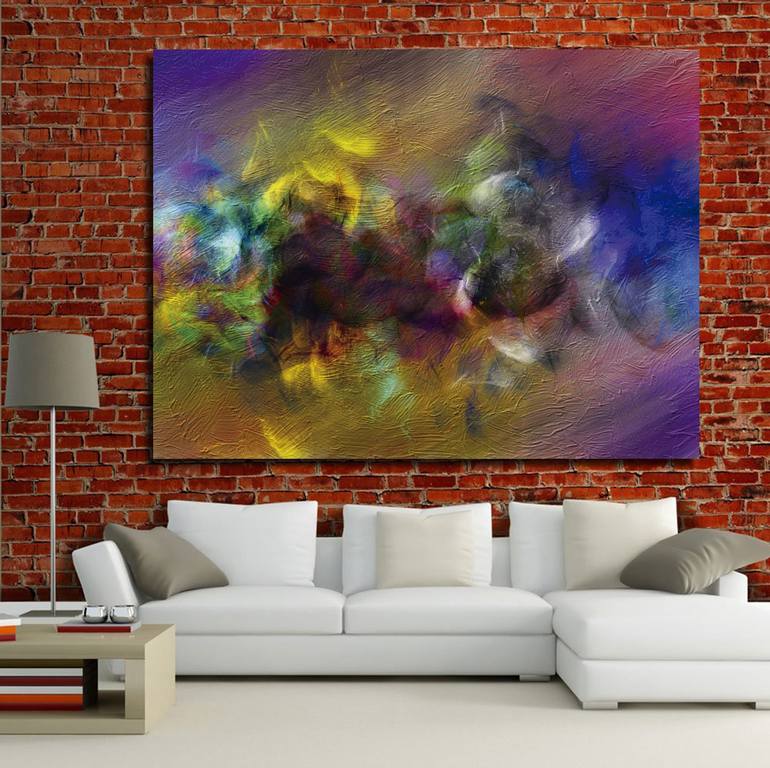 Original Abstract Expressionism Abstract Digital by Javier Diaz