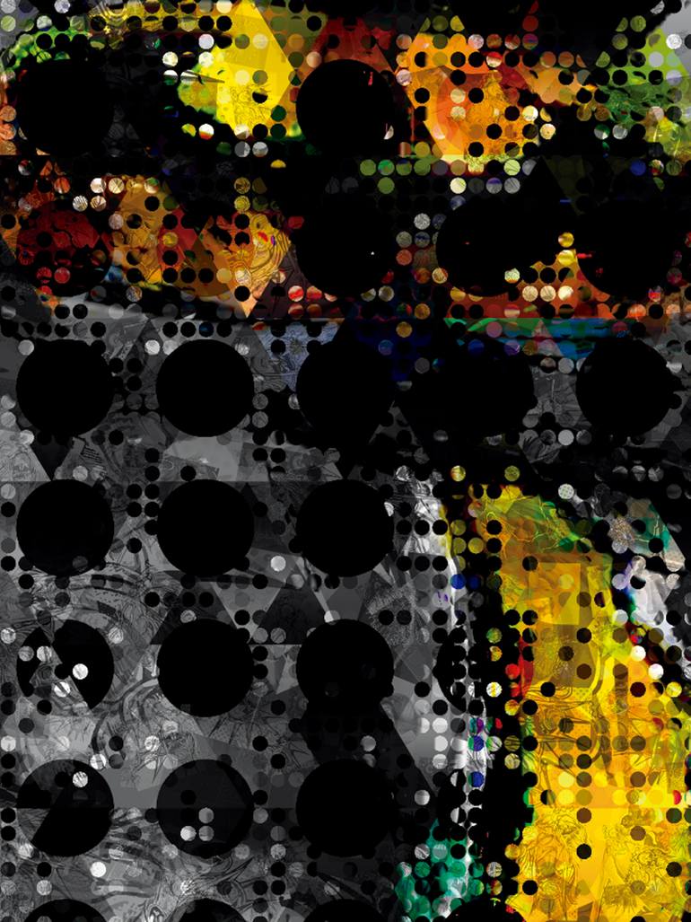 Original Abstract People Digital by Javier Diaz