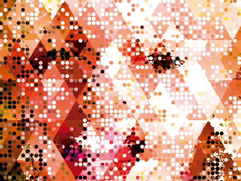 Original Abstract People Digital by Javier Diaz