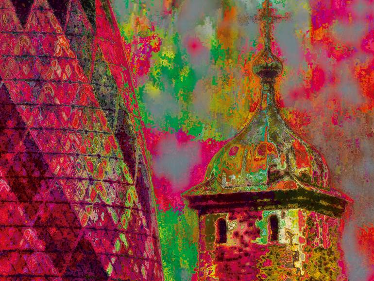 Original Pop Art Cities Digital by Javier Diaz