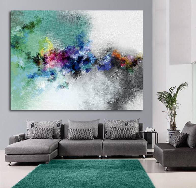 Original Abstract Expressionism Abstract Digital by Javier Diaz