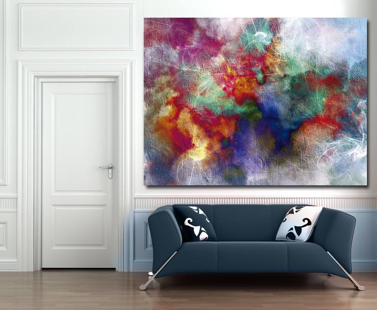 Original Abstract Expressionism Abstract Digital by Javier Diaz