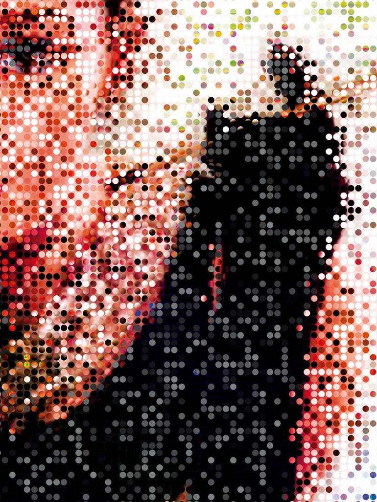 Original Abstract People Digital by Javier Diaz