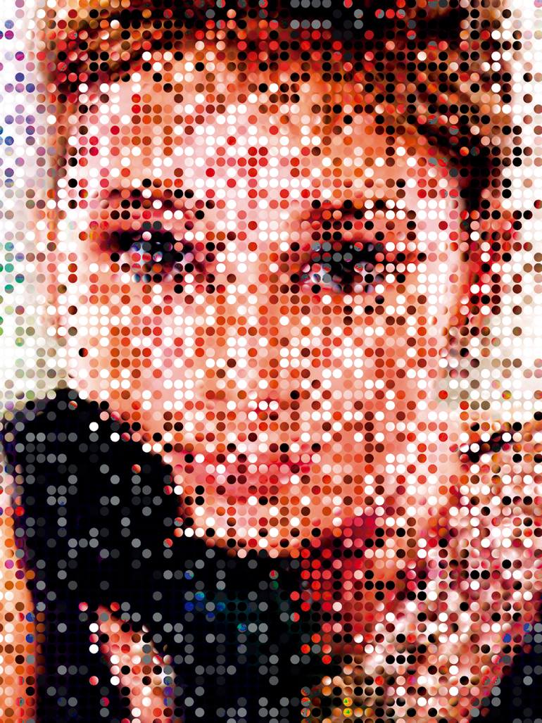 Original Abstract People Digital by Javier Diaz