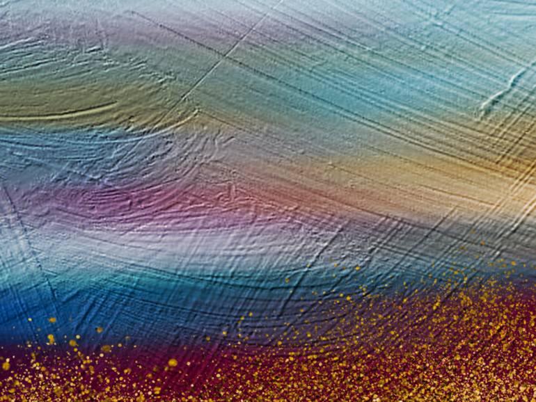 Original Abstract Expressionism Seascape Digital by Javier Diaz