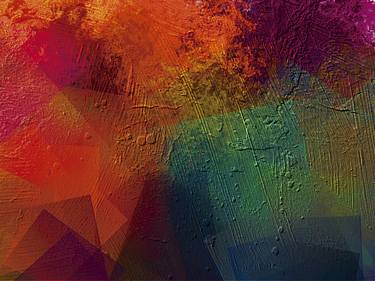 Original Abstract Expressionism Abstract Digital by Javier Diaz