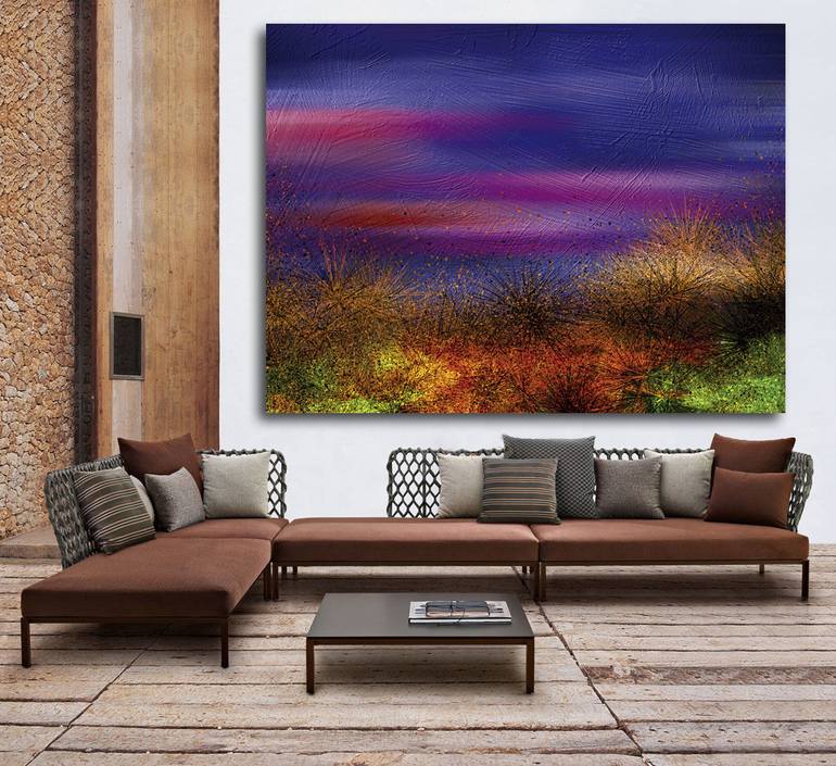 Original Abstract Landscape Digital by Javier Diaz