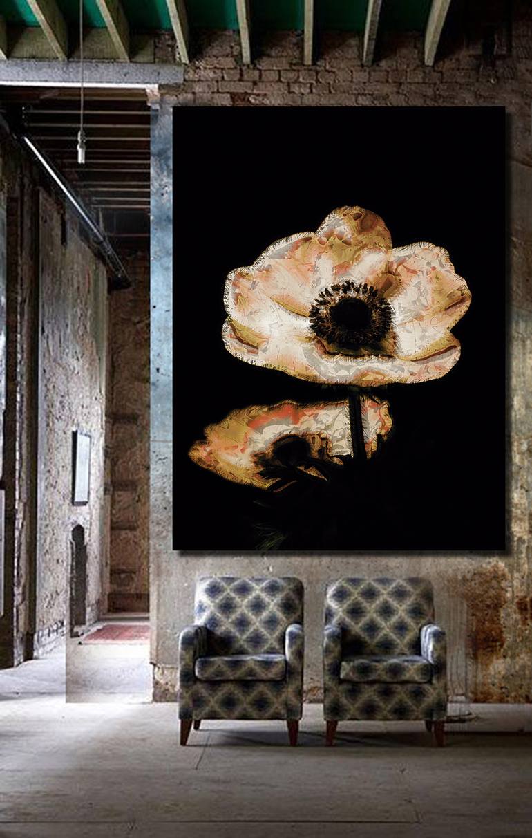 Original Figurative Floral Digital by Javier Diaz