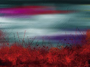 Original Abstract Expressionism Landscape Digital by Javier Diaz