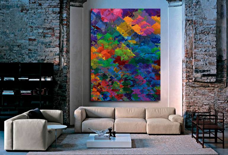 Original Abstract Expressionism Abstract Digital by Javier Diaz