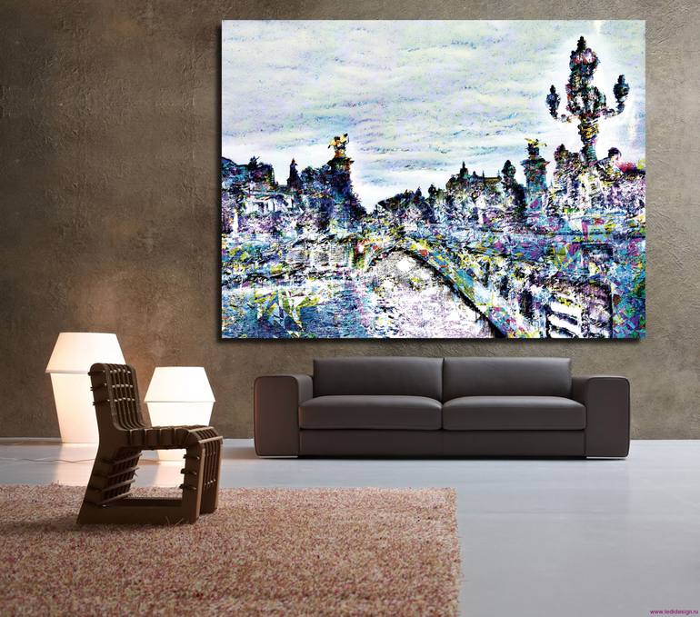 Original Expressionism Cities Digital by Javier Diaz