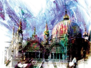 Print of Figurative Cities Digital by Javier Diaz