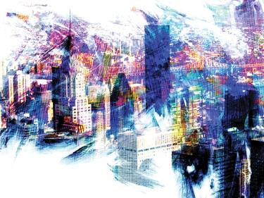 Print of Figurative Cities Digital by Javier Diaz