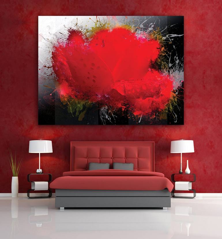 Original Figurative Floral Digital by Javier Diaz