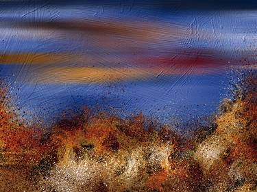 Original Abstract Landscape Digital by Javier Diaz