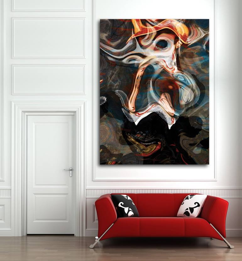 Original Abstract People Digital by Javier Diaz