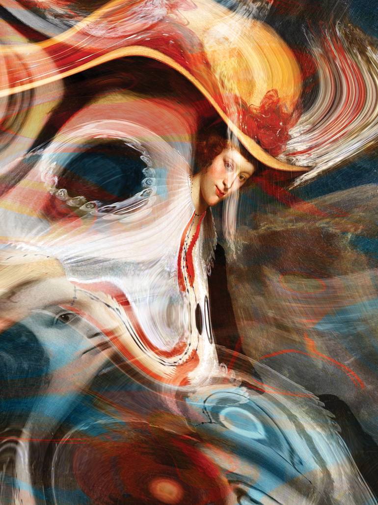 Original Abstract People Digital by Javier Diaz