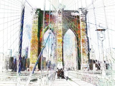 Colores, puente Brooklyn/XL large original artwork thumb