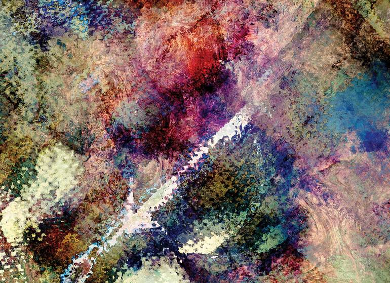 Original Contemporary Abstract Digital by Javier Diaz