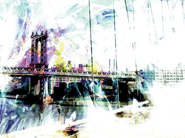 Print of Illustration Cities Digital by Javier Diaz